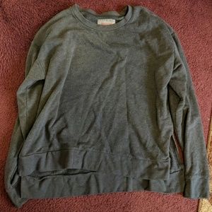 High low sweater with side slits